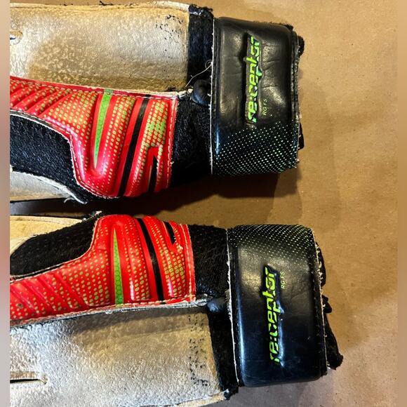 Reusch receptor finger support goalie gloves Youth size 5 soccer futsal - Picture 4 of 5